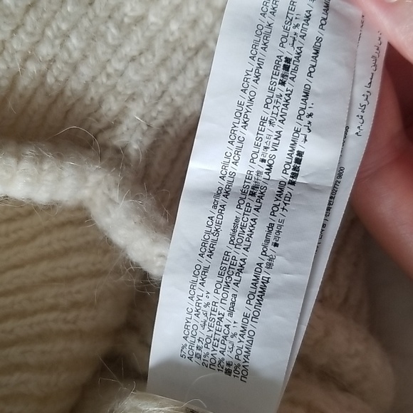 ❄ MNG Cream Sweater Size L - Picture 8 of 12